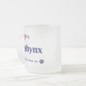 Tasse Givré J'aime mon Sphynx (le chat masculin) (Devant gauche)