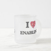 Tasse Givré J'aime PERMETTRE (Devant droit)