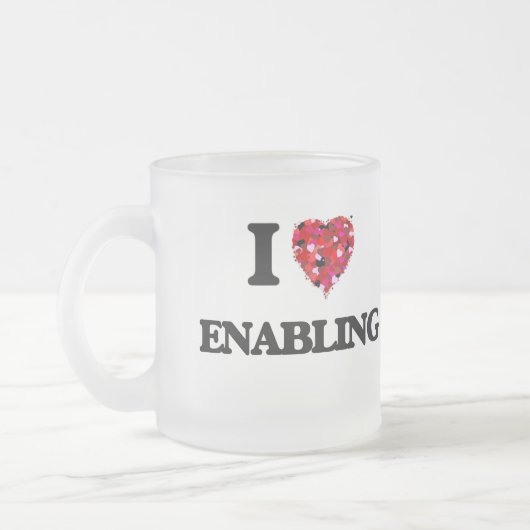 Tasse Givré J'aime PERMETTRE (Gauche)