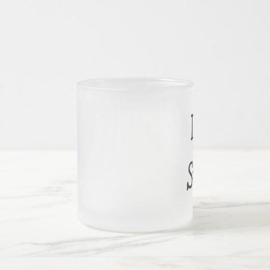 Tasse Givré J'aime Steve (Centre)