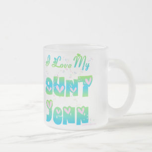 Tasse Givré J'aime tante Jenn