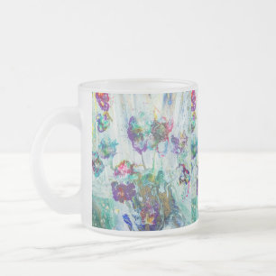 Tasse Givré Jardin des colibris Peinture abstraite