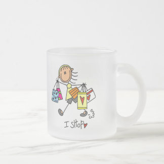 Tasse Givré Je fais des emplettes des T-shirts et des cadeaux