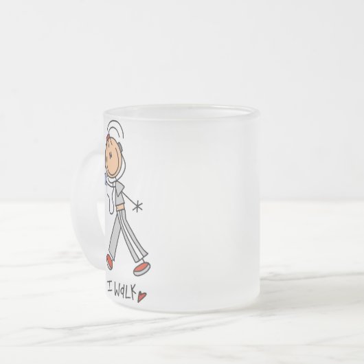 Tasse Givré Je marche (Devant gauche)