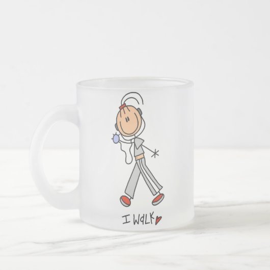 Tasse Givré Je marche (Gauche)