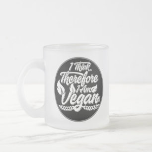 Tasse Givré Je Pense Que Je Suis Vegan.