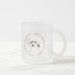 Tasse Givré Je suis des T-shirts de vache et des Cadeaux