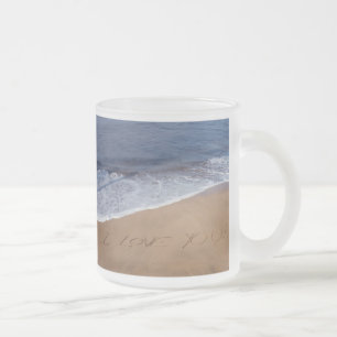 Tasse Givré Je t'aime… amour de plage