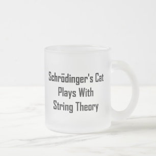 Tasse Givré Jeux du chat de Schrodinger avec la théorie de