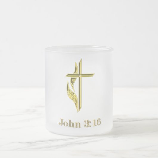 Tasse Givré John 3:16 t-shirts et plus (Centre)