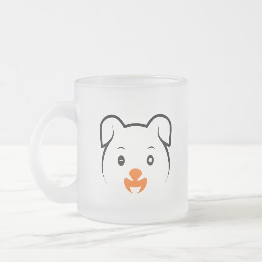Tasse Givré Joli chiot (Gauche)