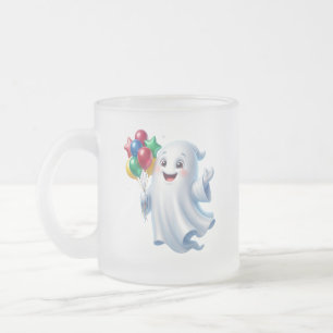 Tasse Givré Joli Fantôme Volant avec Ballons Halloween