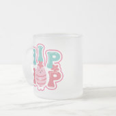 Tasse Givré Joli Hip hop d'Oeufs de lapin de Pâques (Devant gauche)