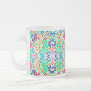 Tasse Givré Joli motif floral abstrait