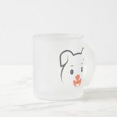 Tasse Givré Joli rose (Devant droit)