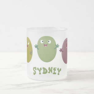 Tasse Givré Jolie olives joyeux chantant dessin animé