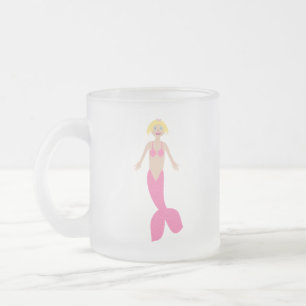 Tasse Givré Jolie sirène d'Imaginaire rose