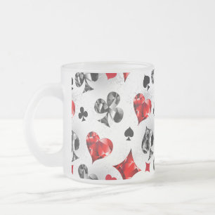 Tasse Givré Joueur de poker Joueur de cartes de jouer costumes