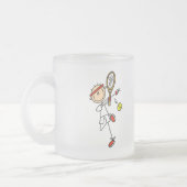 Tasse Givré Joueur de tennis avec des T-shirts et des cadeaux (Gauche)