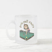 Tasse Givré Joueuse de billard léger (Gauche)