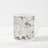 Tasse Givré Journal vintage (Devant droit)