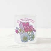 Tasse Givré Joyeux anniversaire à ma femme. (Centre)