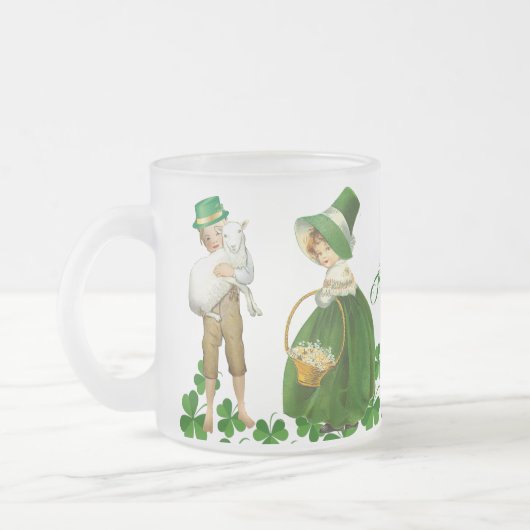 Tasse Givré Joyeux Jour de la Saint Patrick Petite fille Garço (Gauche)