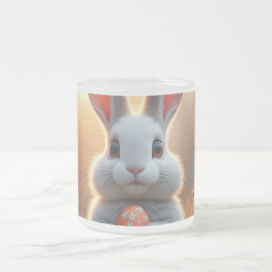 Tasse Givré Joyeux lapin de Pâques dans la magie du printemps