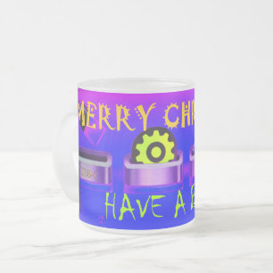 Tasse Givré Joyeux Noël Bénis – Une Création Numérique Festive