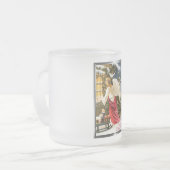 Tasse Givré Joyeux Noël Vintage Noël Angel Design (Devant gauche)