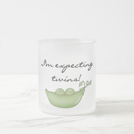 Tasse Givré Jumeaux attendus - Pois dans un pod (Centre)