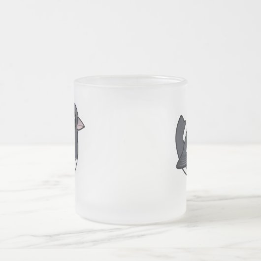 Tasse Givré Junco aux yeux foncés (ailes blanches) (Centre)