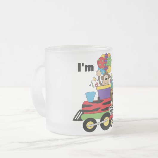 Tasse Givré Jungle Train 2e anniversaire T-shirts et cadeaux (Devant gauche)