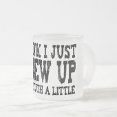 Tasse Givré Juste a jeté dans ma bouche (Devant droit)