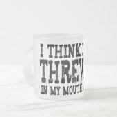 Tasse Givré Juste a jeté dans ma bouche (Devant gauche)