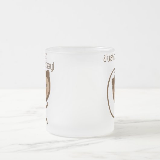 Tasse Givré Juste un autre singe (Centre)