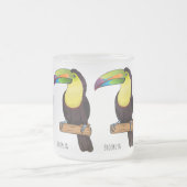 Tasse Givré Keel-billed toucan bird cartoon illustration (Centre)