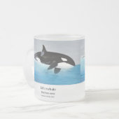 Tasse Givré Killerwhale , Orcinus orca (Devant gauche)