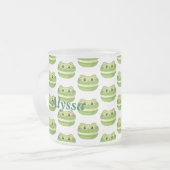Tasse Givré Kitty Cat Matcha Macaron (Devant gauche)