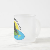 Tasse Givré Kiwi Bird & Nouvelle-Zélande (Devant droit)