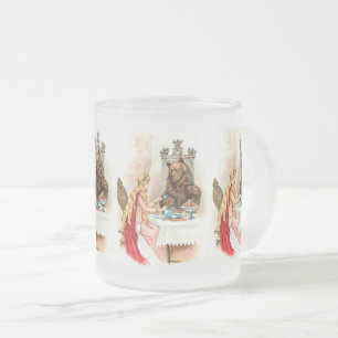 Tasse Givré La Belle au Bois dormant en rose et la Bête