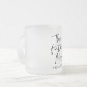 Tasse Givré La future Mme et Votre Nom | Cadeau de beauté mode (Devant gauche)