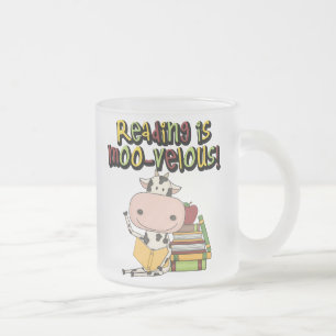 Tasse Givré La lecture est MOO-velous
