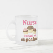 Tasse Givré La profession fonctionnera pour l'infirmière de (Gauche)