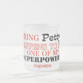 Tasse Givré La superpuissance petite (Centre)