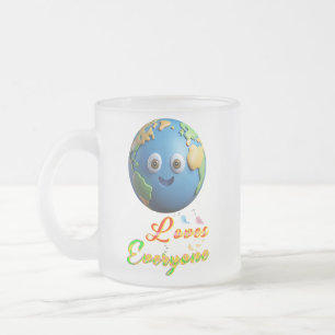 Tasse Givré La Terre aime tout le monde
