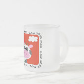 Tasse Givré La vache indique des T-shirts et des cadeaux de (Devant droit)