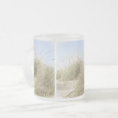 Tasse Givré Lac Michigan Beach Grass Photo (Devant gauche)