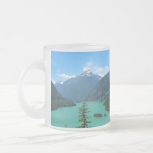 Tasse Givré Lac Turquoise de Snowy Mountain à Washington