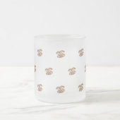 Tasse Givré Lapin de Pâques Elegant Motif d'or look (Centre)